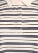 Striped polo shirt with short sleeves, White, Packshot image number 2