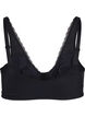 Bra with front closure, Black, Packshot image number 1