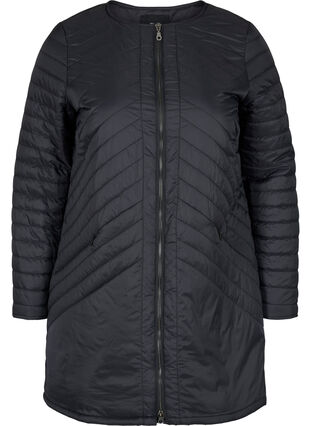Quilted lightweight jacket, Black, Packshot image number 0