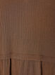Tunic with crinkled texture and 1/2 sleeves, Brown, Packshot image number 2
