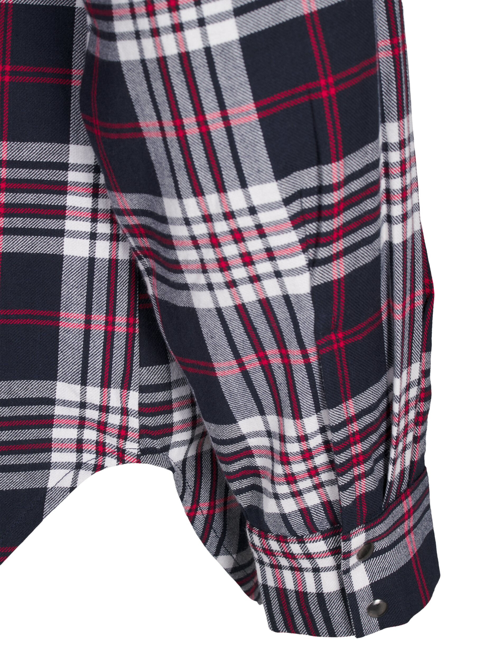 Zizzifashion Checked shirt with long sleeves, Check, Packshot image number 4