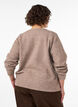 Cardigan with knot fastenings, Beige, Model image number 2