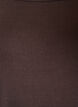 Basic T-shirt with boat neckline and 3/4 sleeves, Brown, Packshot image number 2