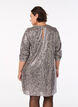 Short sequin dress with long sleeves, Brown, Model image number 2