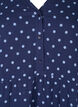 Short cotton muslin dress with polka dots, Blue, Packshot image number 2
