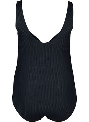 Swimsuit with texture, Black, Packshot image number 1