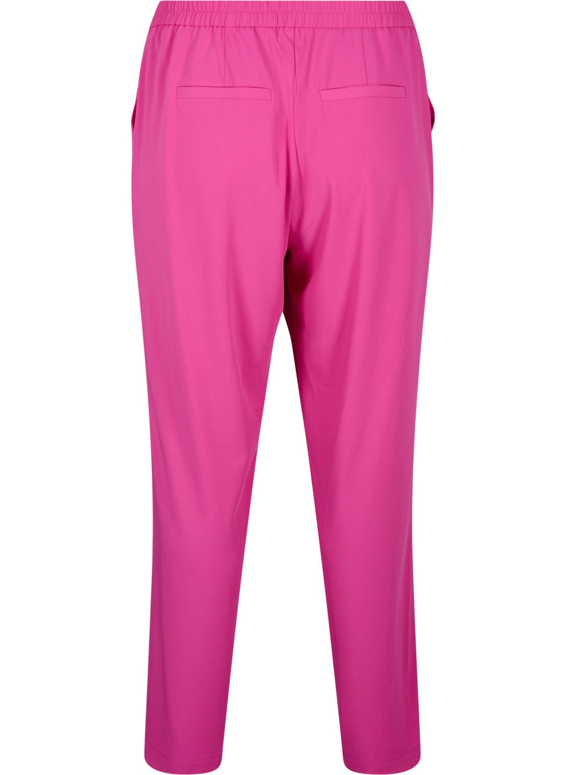 Zizzifashion Classic trousers with pockets, Festival Fuchsia, Packshot image number 1