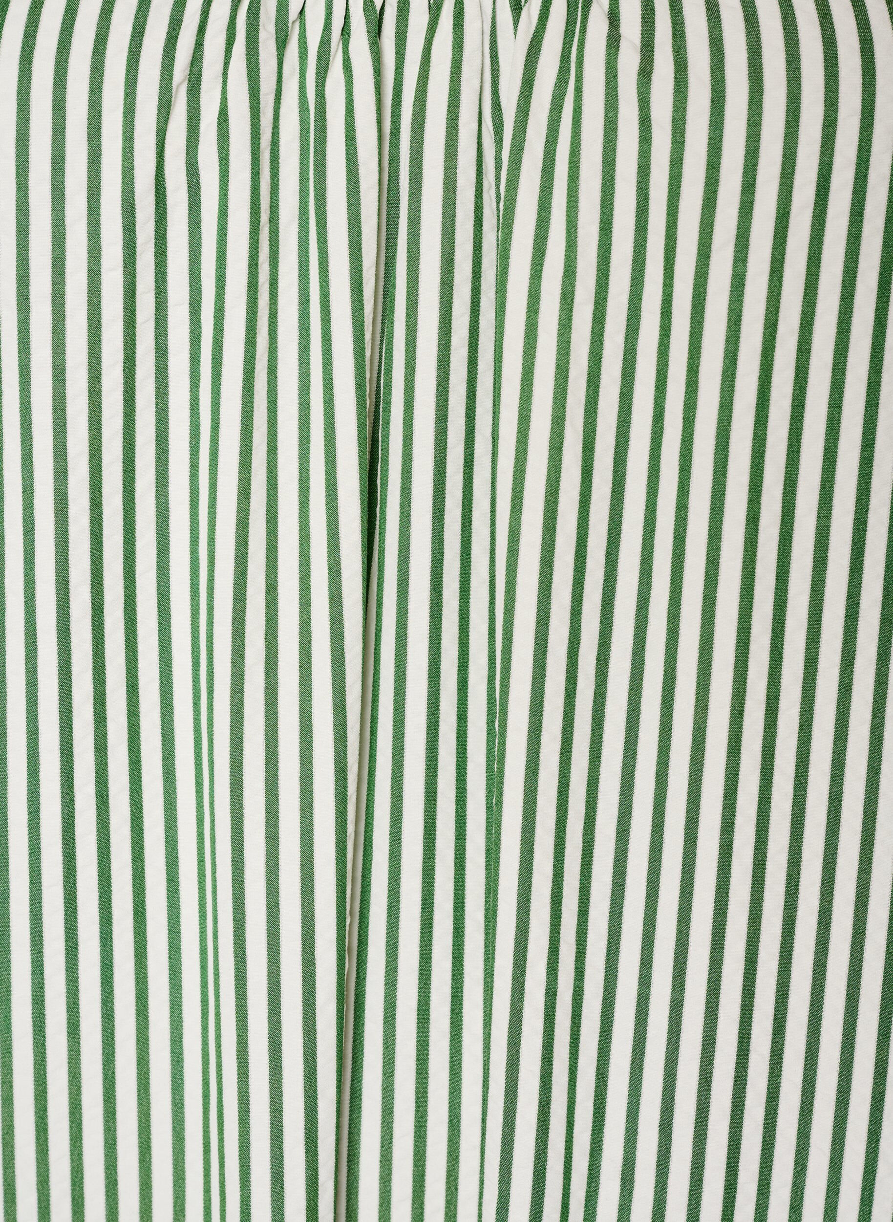 Zizzifashion Summer dress with stripes and A-line shape, Green, Packshot image number 2