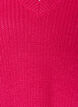 Long rib-knit blouse with a V-neck, Pink, Packshot image number 2