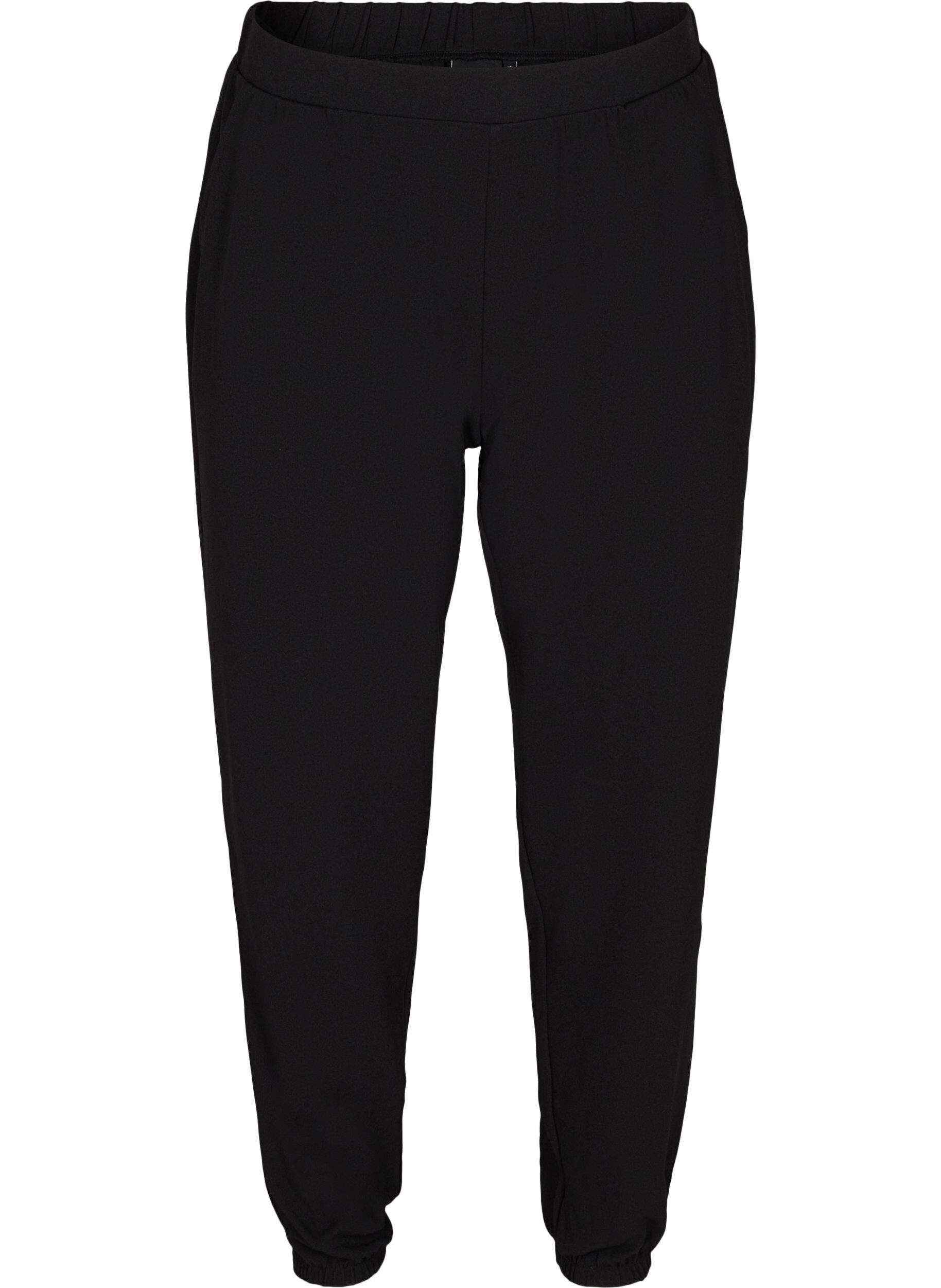 Zizzifashion Loose trousers with pockets, Black, Packshot image number 0