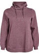 FLASH - Sweatshirt with high collar and pockets, Red, Packshot image number 0