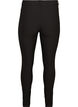 Close-fitting trousers with zip details, Black, Packshot image number 1