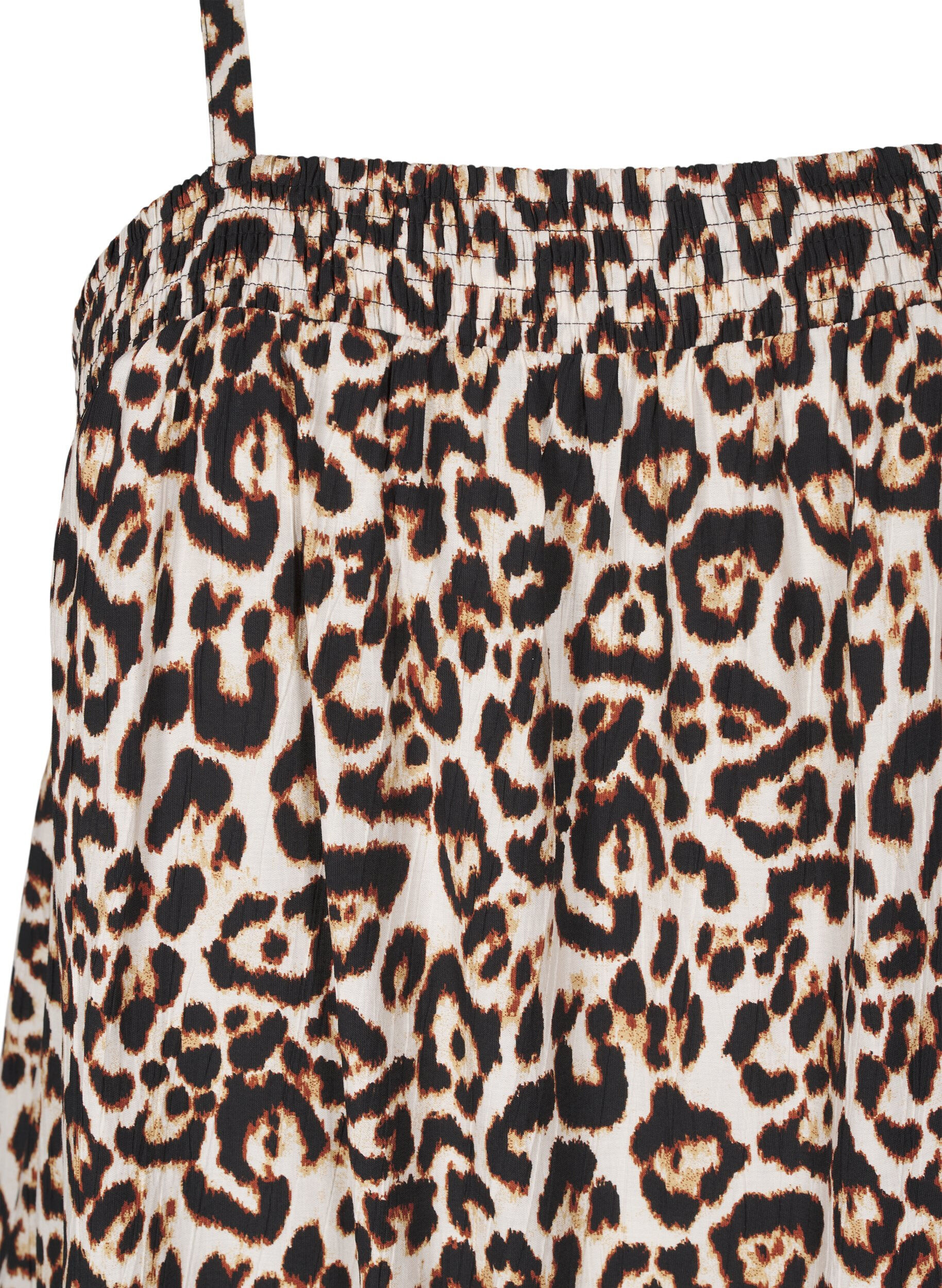 Zizzifashion Midi slip dress in viscose, Beige, Packshot image number 2