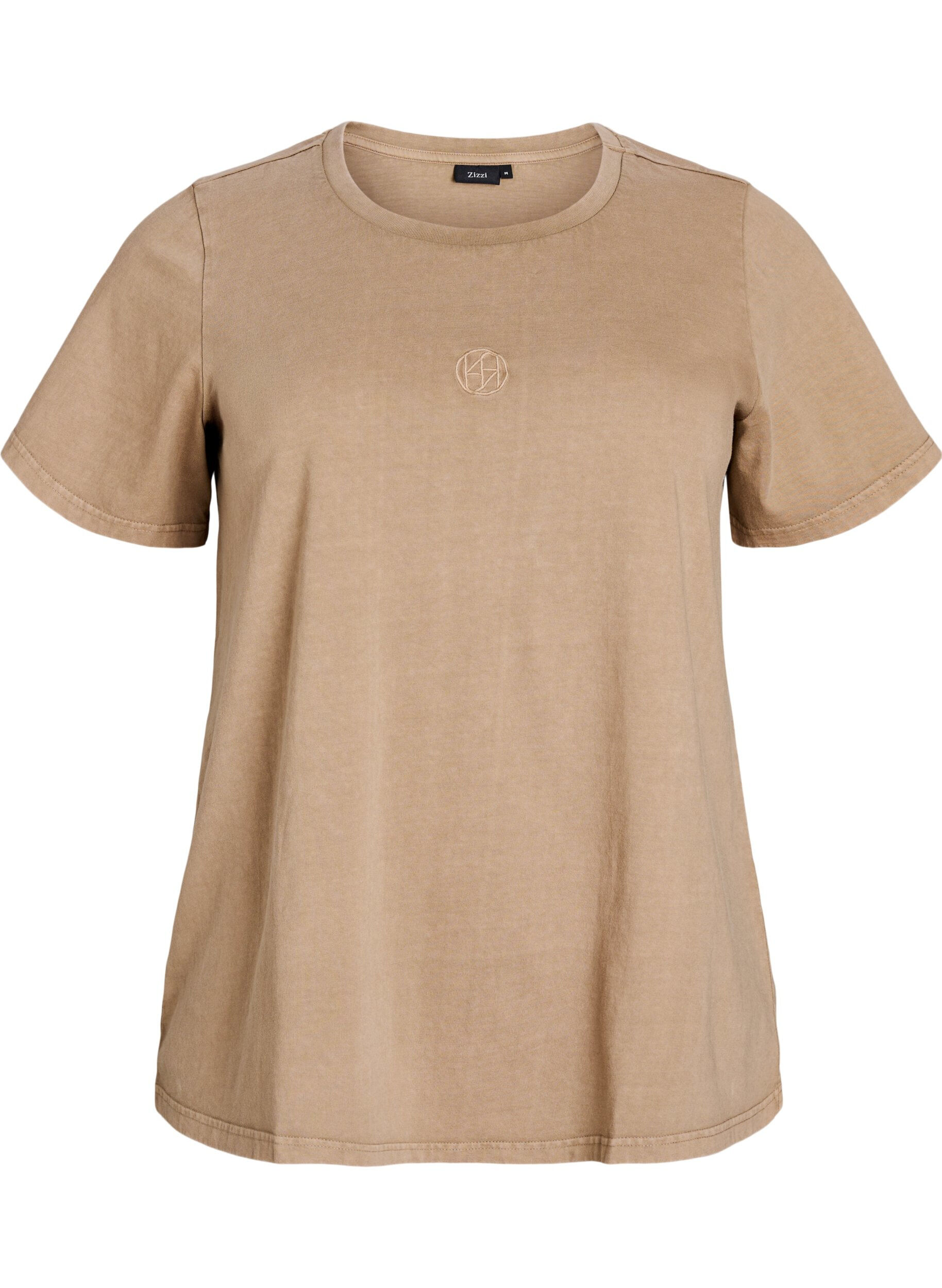 T-shirt in organic cotton with a washed look