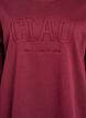 Sweatshirt with embroidered Milan motif, Dark Bordeaux, Packshot image number 2