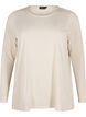 Long-sleeved T-shirt with round neck, Oatmeal Mel., Packshot image number 0