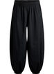 Balloon trousers with pockets and an elasticated waistband, Black, Packshot image number 0