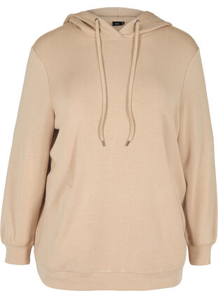 Sweatshirt with pockets and hood, Cornstalk, Packshot image number 0