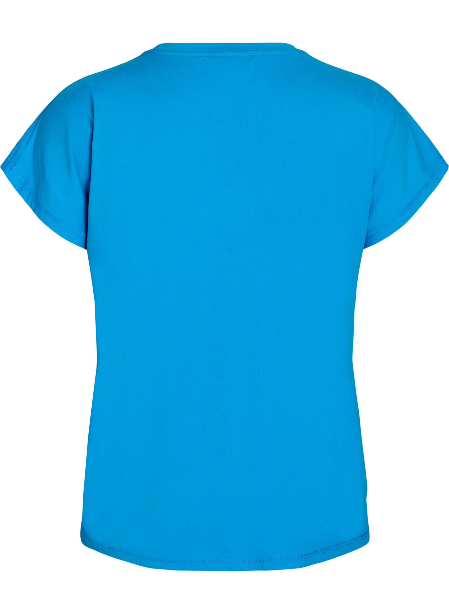 Zizzifashion Solid-coloured training T-shirt, Blue, Packshot image number 1
