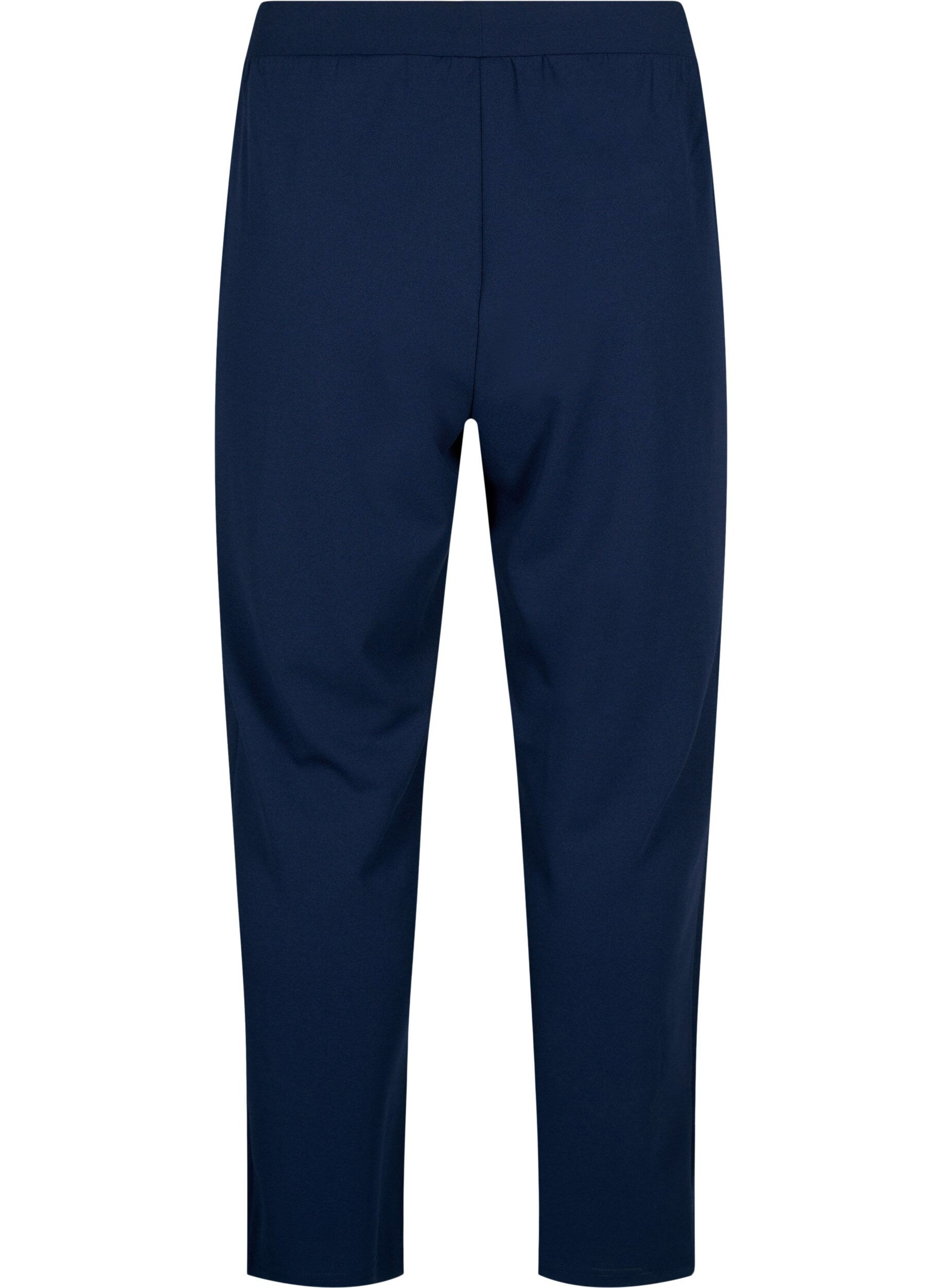 Zizzifashion Trousers with straight fit, Blue, Packshot image number 1