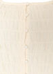 Sleeveless cotton and linen top with smock, Vanilla, Packshot image number 2