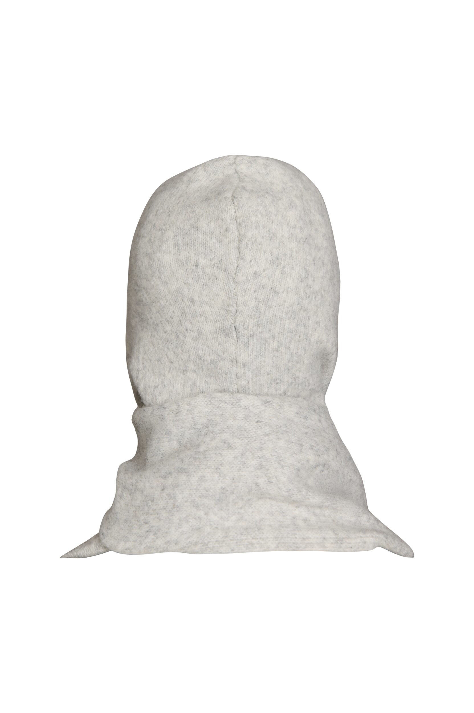 ZizzifashionKnitted hooded scarf, Grey, Packshot image number 1