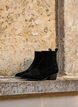 Wide fit - Suede ankle boot, Black, Model image number 0