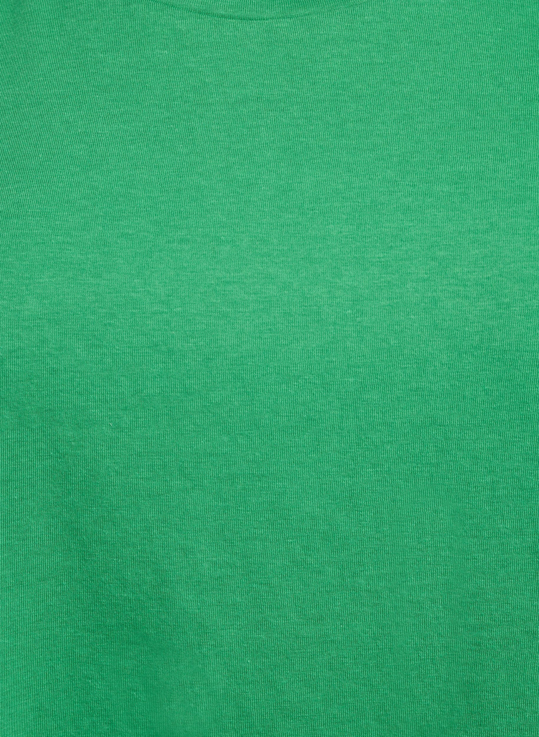 Zizzifashion Short-sleeved cotton blend t-shirt, Green, Packshot image number 2
