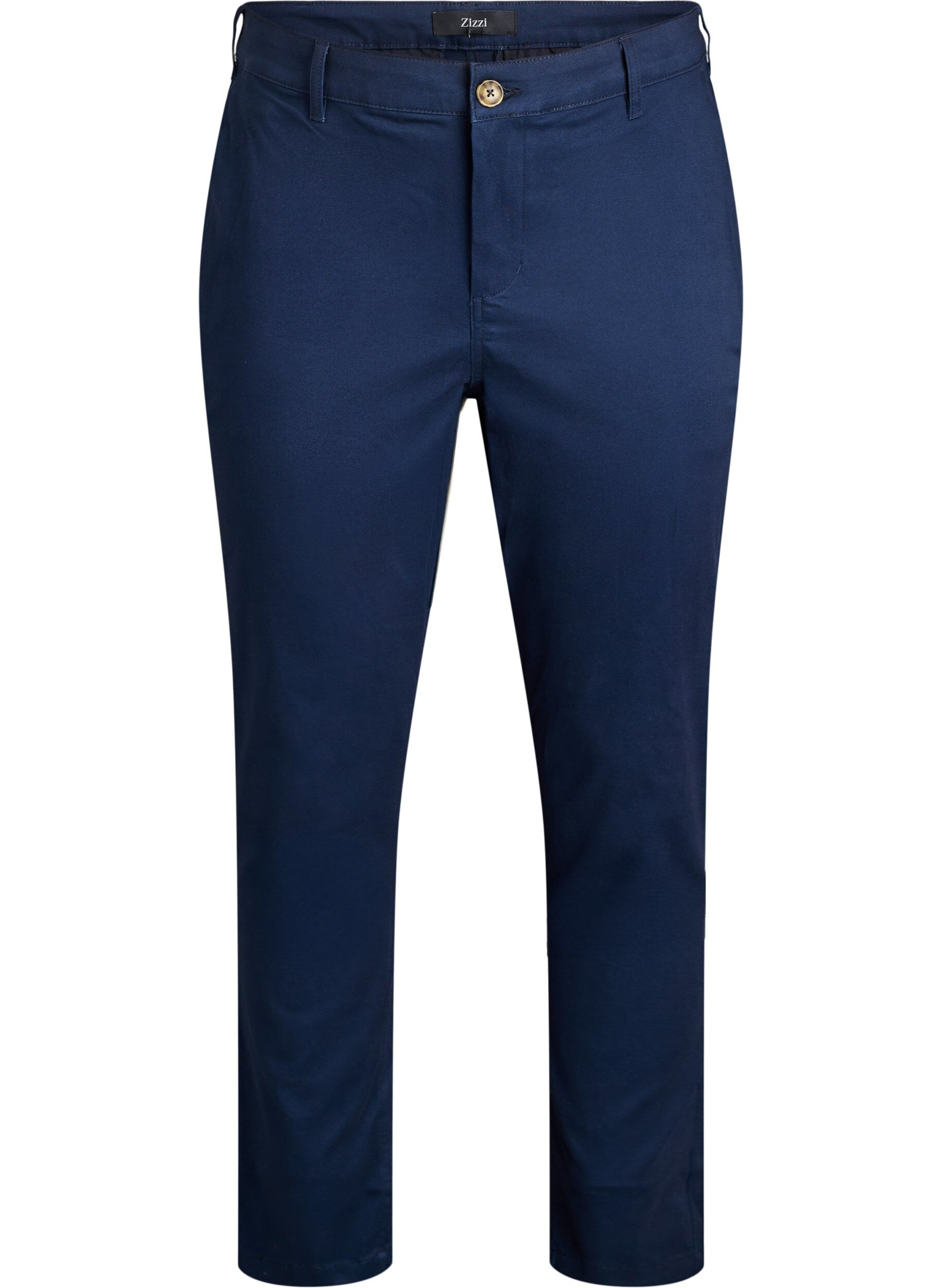 Zizzifashion Cotton chinos, Blue, Packshot image number 0