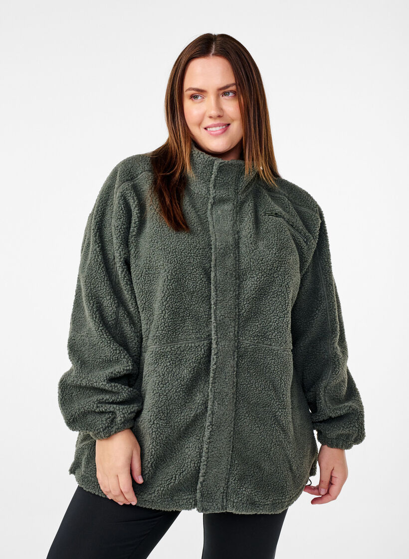 Fleece jacket with pockets, Urban Chic, Model image number 0