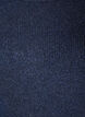 Melange knit blouse with round neck, Blue, Packshot image number 2
