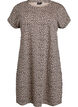 2-pack T-shirt dress with short sleeves, Brown, Packshot image number 2