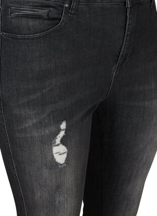 Amy jeans with wear details, Grey Denim, Packshot image number 2