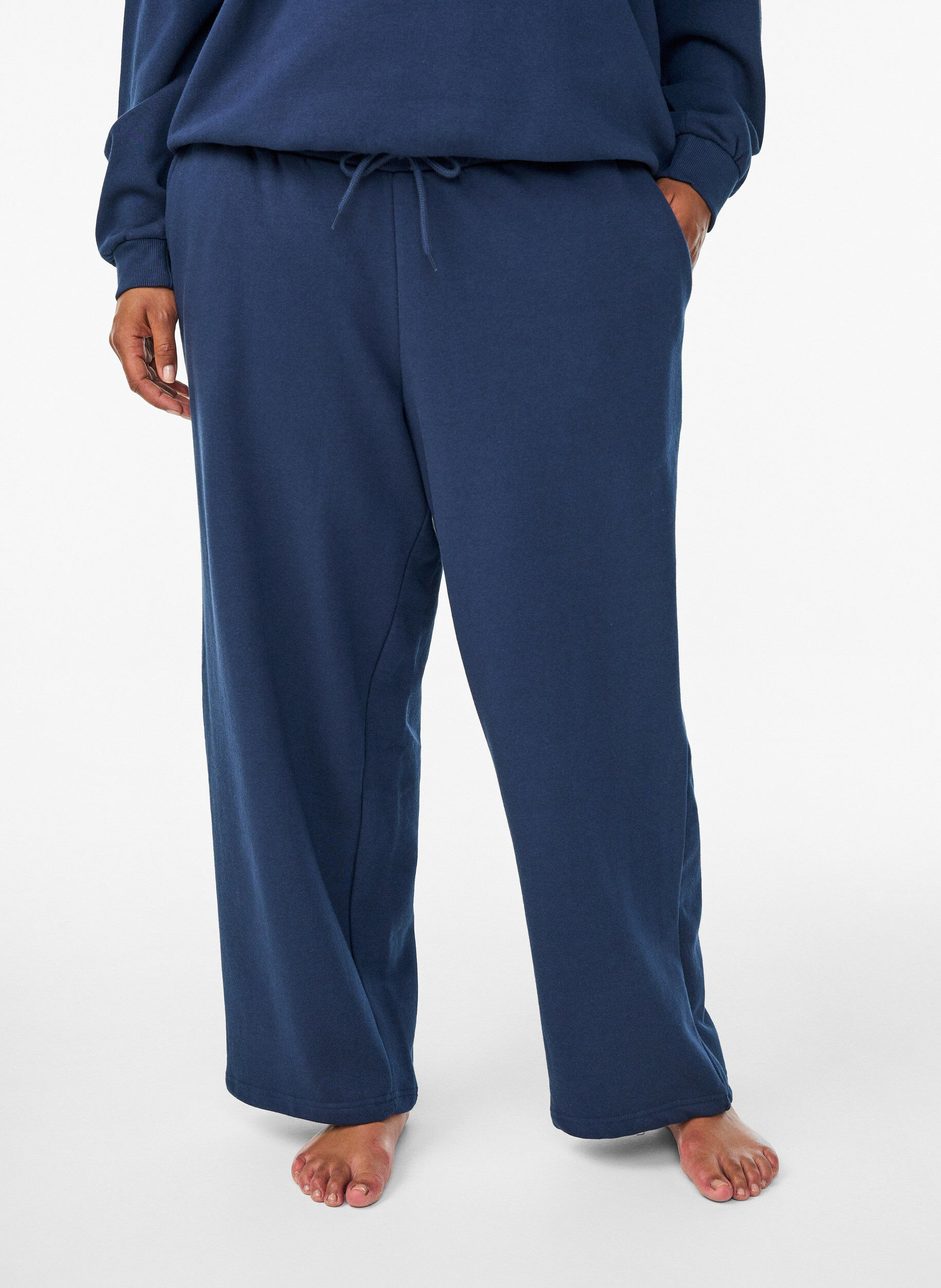 Zizzifashion Sweatpants with pockets, Blue, Model image number 2