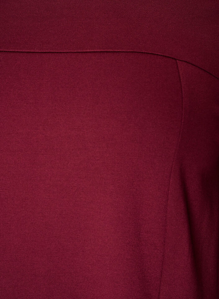 A-shaped dress with 3/4 sleeves, Red, Packshot image number 2