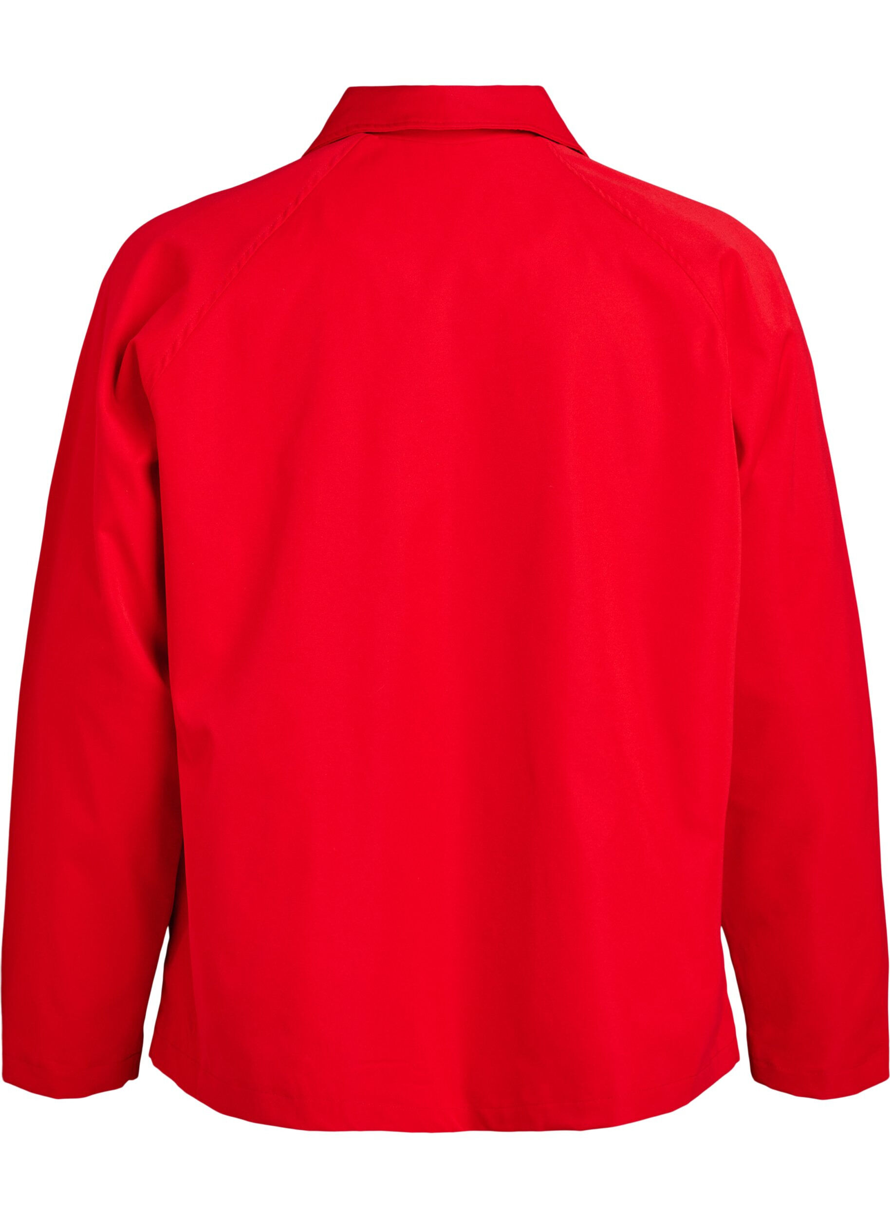 Zizzifashion Short trench coat with pockets, Red, Packshot image number 1