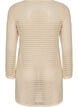 Beach dress with eyelet embroidery and long sleeves, Beige, Packshot image number 1