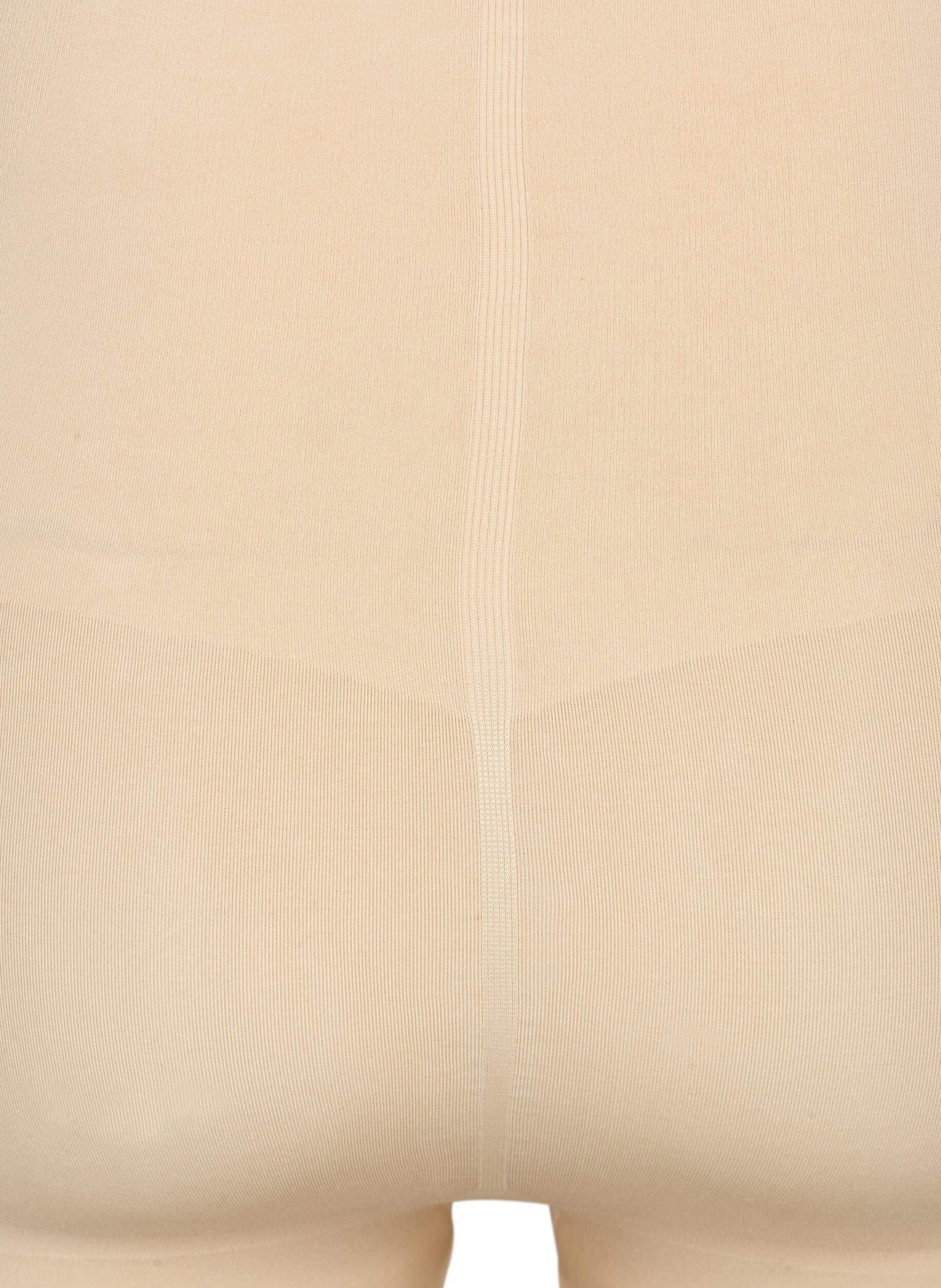 Zizzifashion High waisted shapewear shorts, Beige, Packshot image number 3