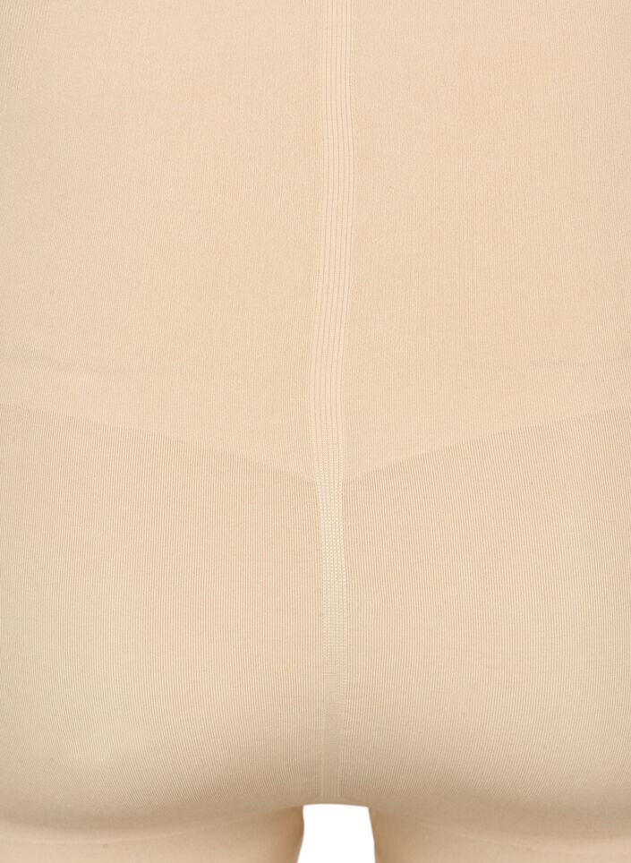 High waisted shapewear shorts, Beige, Packshot
