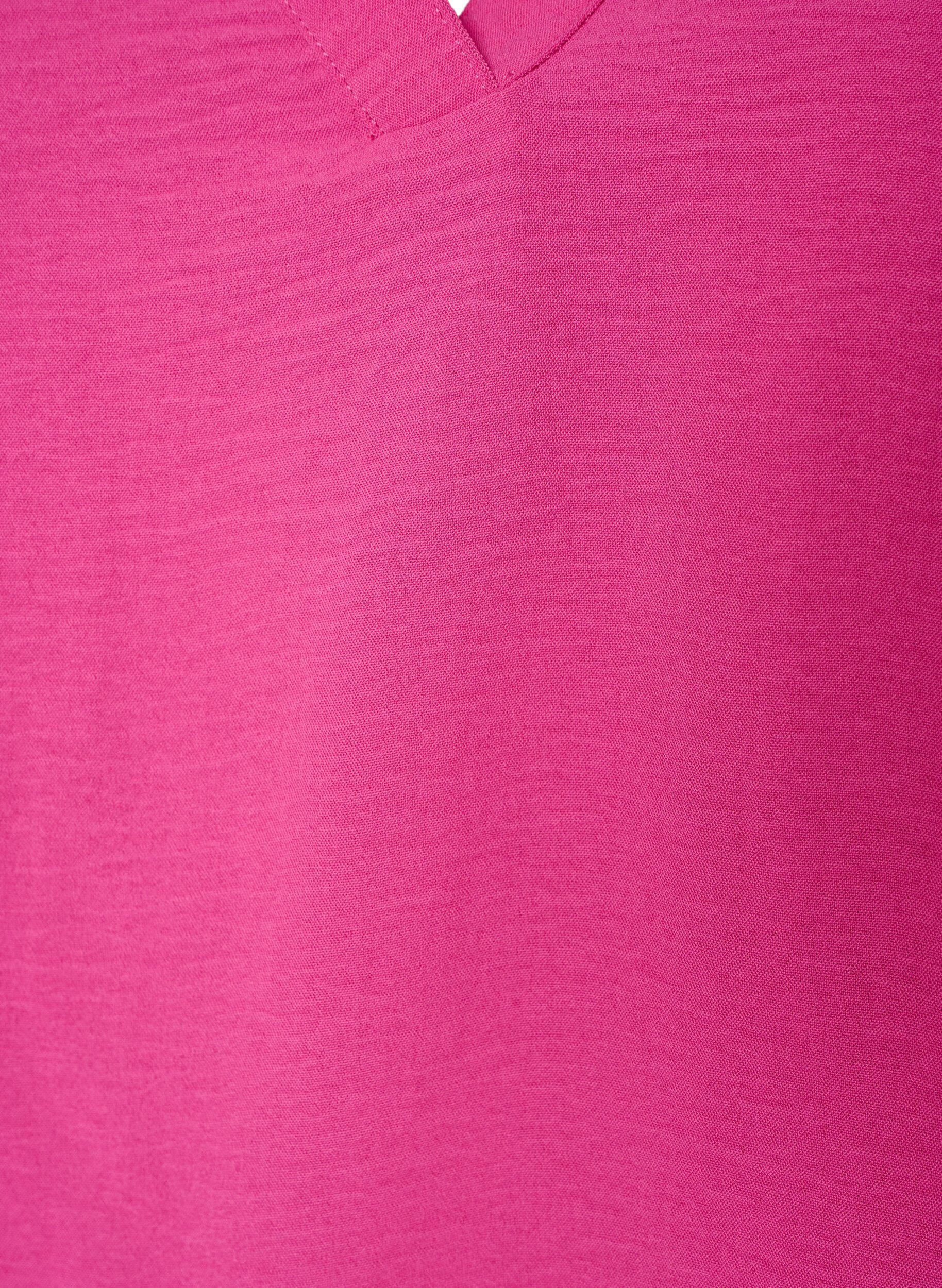 Zizzifashion Sleeveless top with wrinkle details, Rose, Packshot image number 2