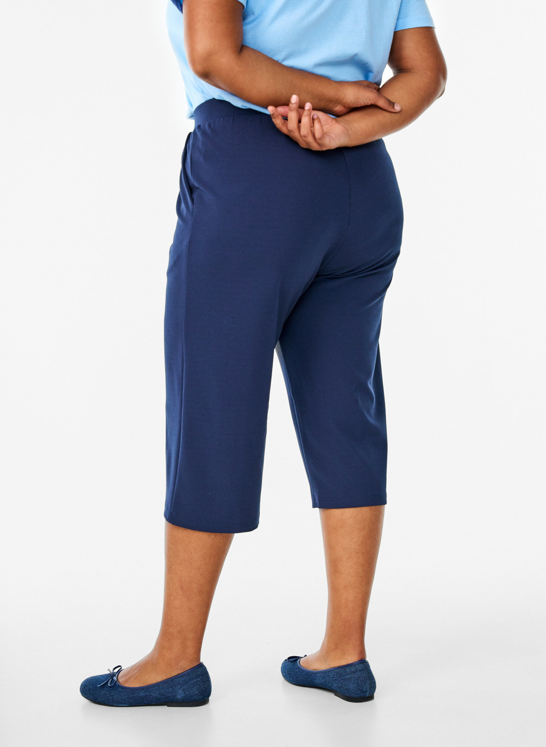 Zizzifashion FLASH - High-waisted knickers with a loose fit, Blue, Model image number 1