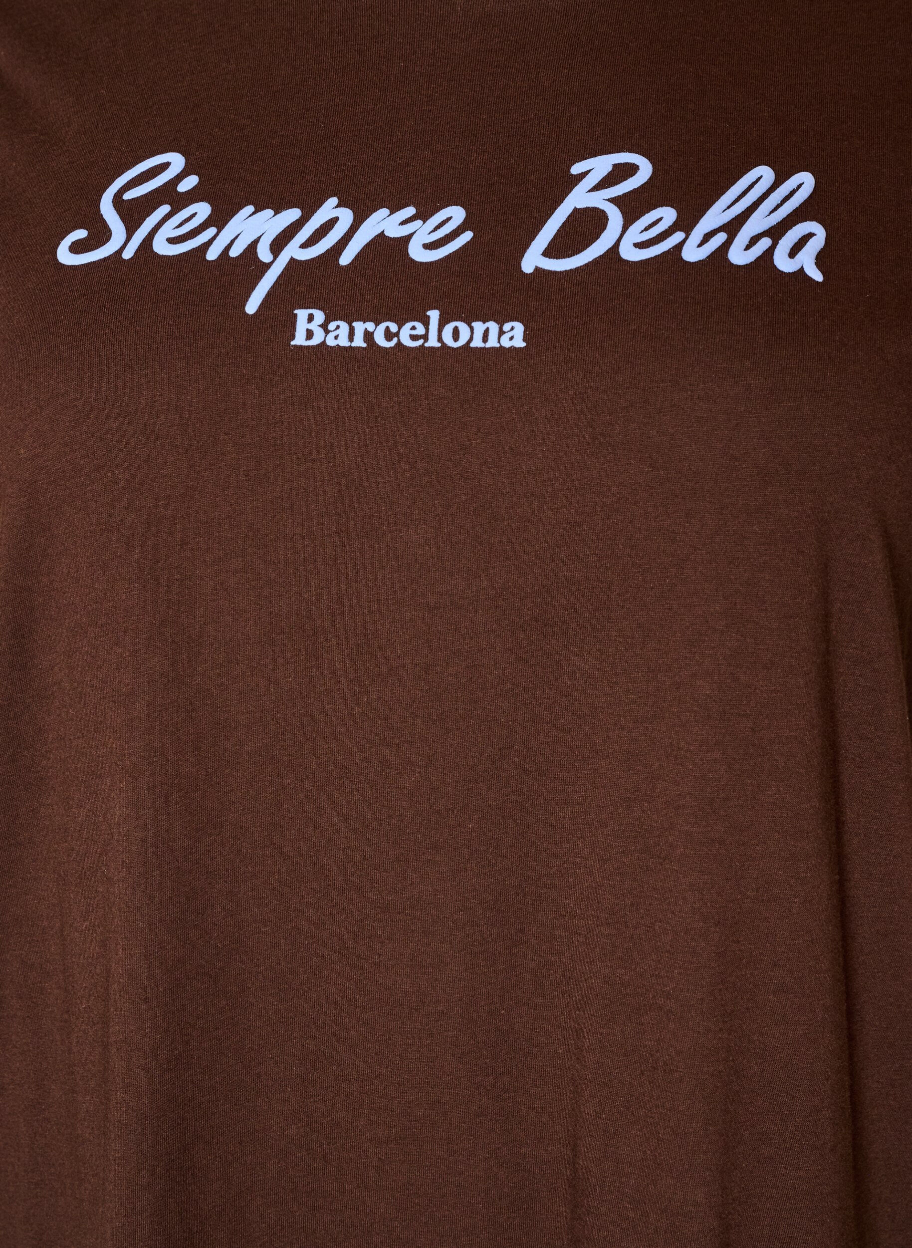 ZizzifashionT-shirt in organic cotton with print, Brown, Packshot image number 2