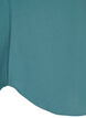 Blouse with short sleeves and a round neckline, Green, Packshot image number 3