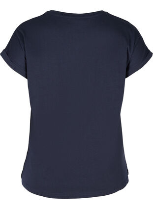 Cotton mix t-shirt, Night Sky Mel., Packshot image number 1