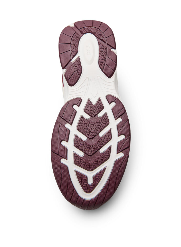 Sporty sneakers with mesh, Red, Packshot image number 4