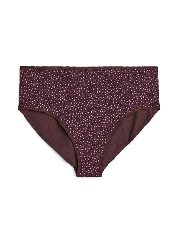 7-pack of panties with a regular waist, Pink, Packshot image number 3