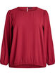 Blouse with glitter, Dark Bordeaux, Packshot image number 0