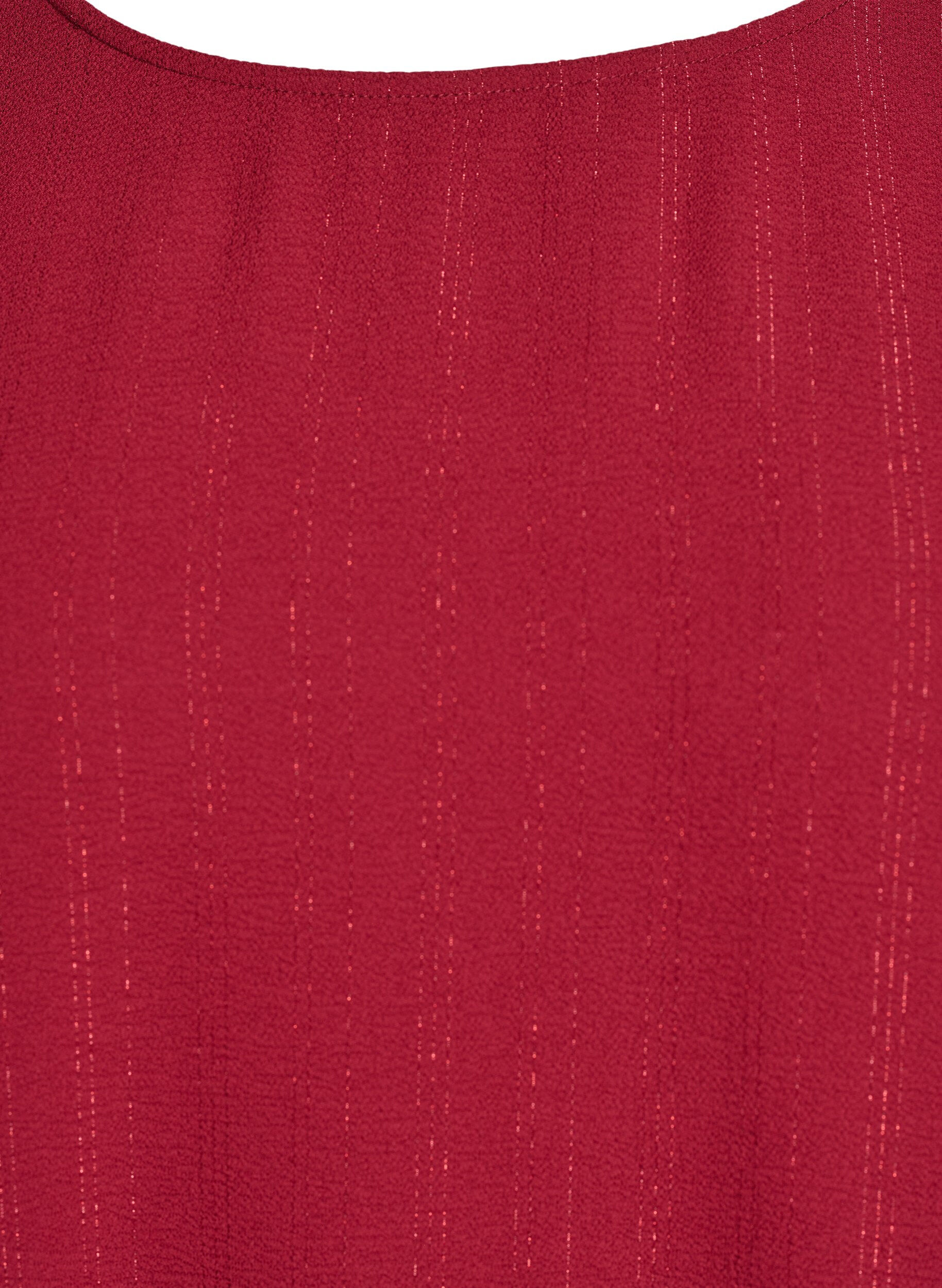 ZizzifashionBlouse with glitter, Dark Bordeaux, Packshot image number 2
