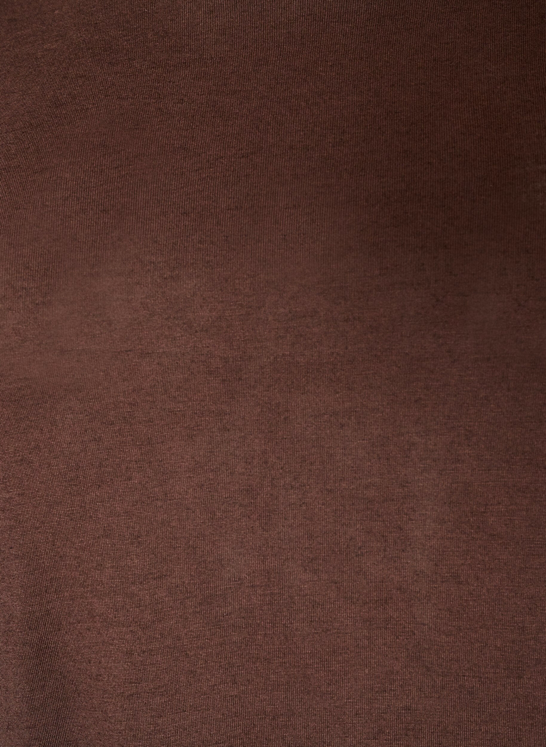 ZizzifashionLong-sleeved blouse in wool and viscose, Brown, Packshot image number 2