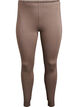 Basic leggings in viscose, Brown, Packshot image number 0